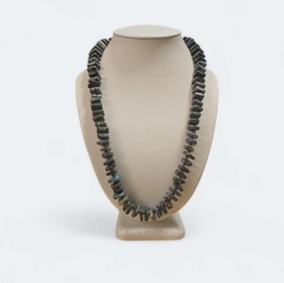 Rare Find Natural Stones Artisan Crafted Long Luxe Candy Necklace - Picture 9 of 9